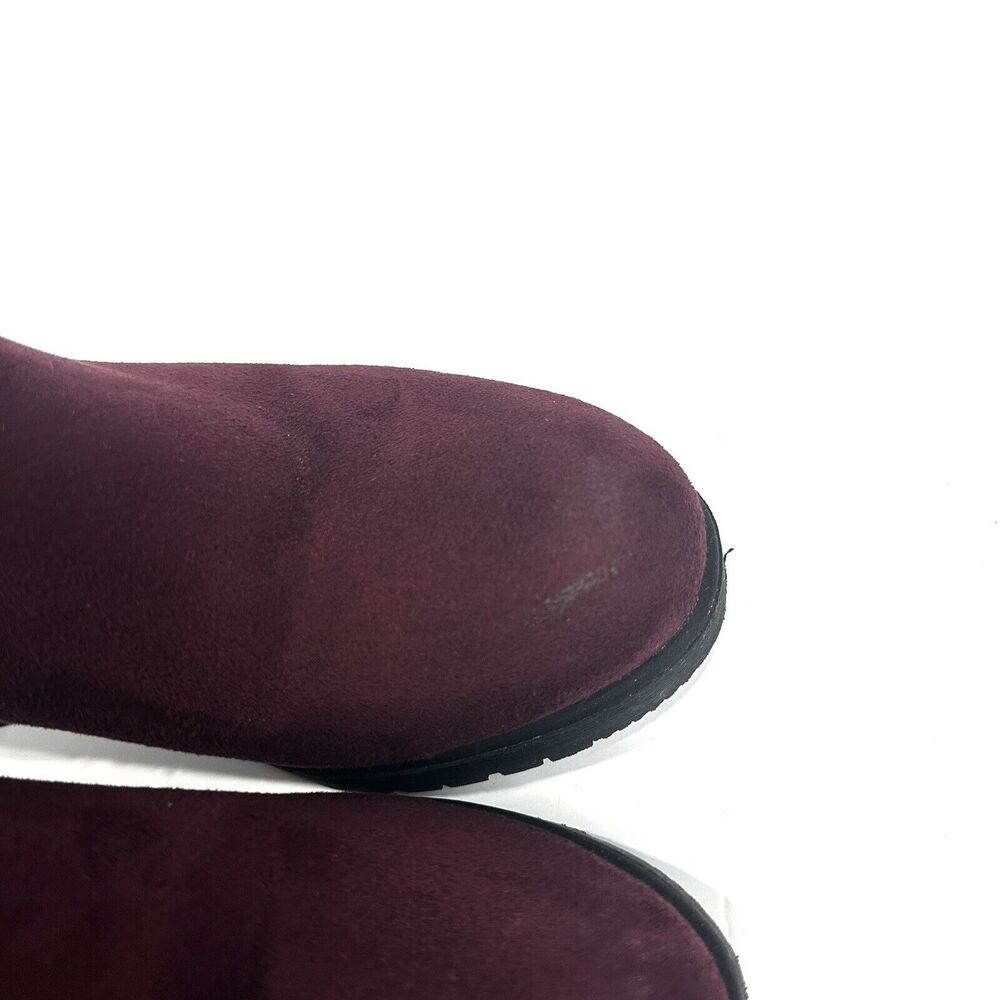 DREAM PAIRS Zoey-1 Womens Burgundy Chunky Heel Ankle Booties Shoes Sz 8.5 - Picture 11 of 14